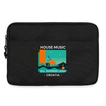 Croatie House Music - Sacoche pour ordinateur portable 13 pouces - noir - Devant