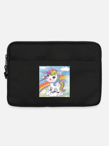 Rainbow Unicorn - Laptop bag 13" - black