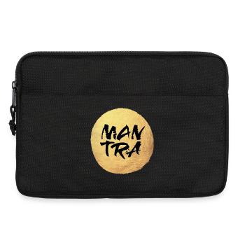Yoga Circle Gold Meditation Mantra Cool Quotes - Laptop bag 13" - black - Front