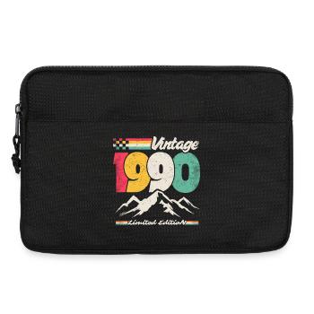 Vintage Limitierte Auflage 1990 - Laptoptasche 13" - Schwarz - Vorne