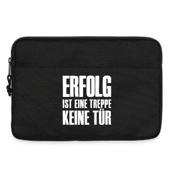 Success Slogan Online Business Affiliate - Laptop bag 13" - black - Front