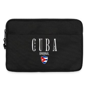 Kubanische Flagge, stolze kubanische - Laptoptasche 13" - Schwarz - Vorne