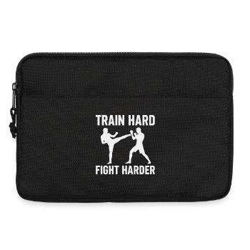 Train_und_kaempfe_haerter-5- - Laptoptasche 13" - Schwarz - Vorne