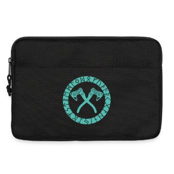 Nordic Cross Achsen - Laptoptasche 13" - Schwarz - Vorne