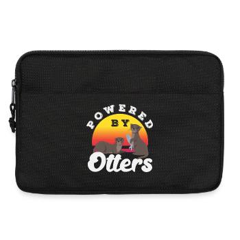 Loutre Amoureux des animaux Loutre de mer Dessin animé - Sacoche pour ordinateur portable 13 pouces - noir - Devant