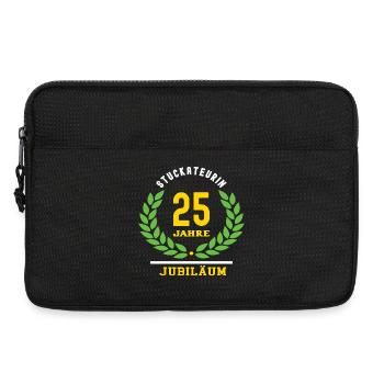 Stuckateurin Jubiläum 25 Jahre 25 jähriges Jubi - Laptoptasche 13" - Schwarz - Vorne