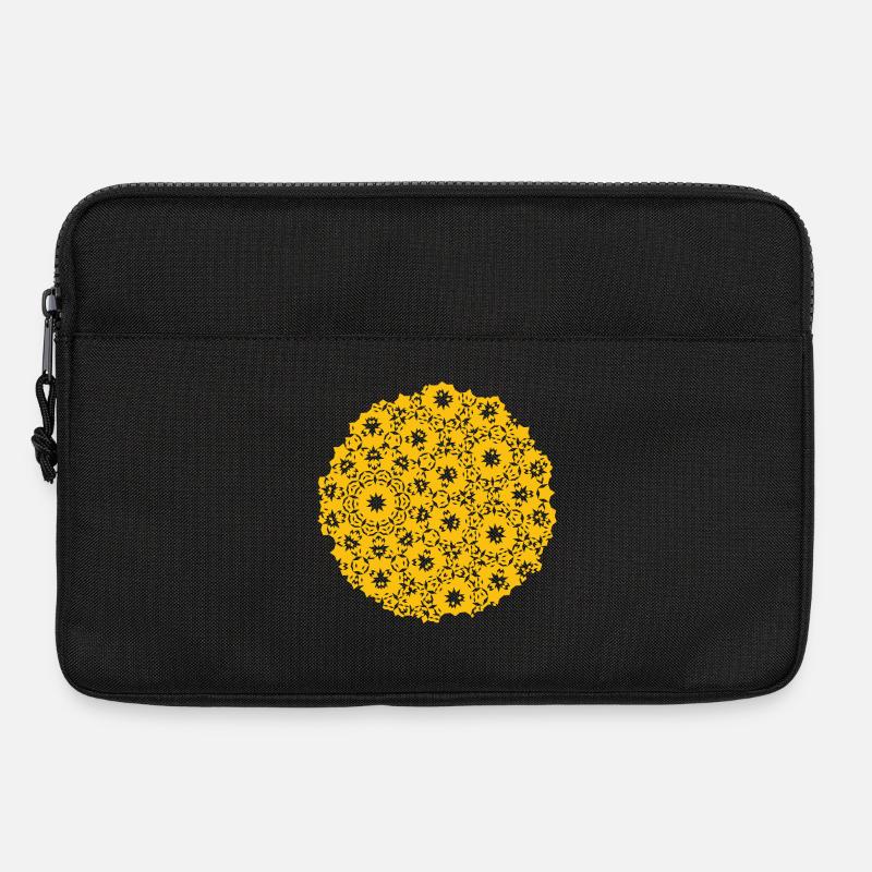 Moon Pattern - Laptop bag 13" - black