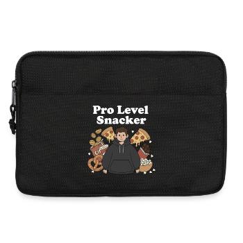 Pro Level Snacker Motif - Laptop bag 13" - black - Front