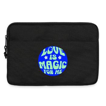 Love is like magic, like a beautiful spell - Laptop bag 13" - black - Front