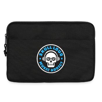 Crâne Skull Loud – Music Addict - Laptop bag 13" - black - Front