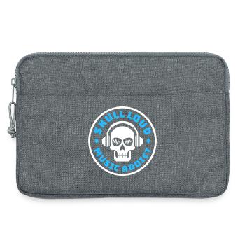 Crâne Skull Loud – Musiksüchtiger - Laptoptasche 13" - Grau meliert - Vorne