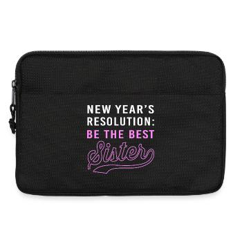 Sexe Révélation Réveillon Nouvel An Nouvel An - Sacoche pour ordinateur portable 13 pouces - noir - Devant