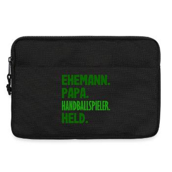 Handball Joueurs Handball Handball Cadeaux - Sacoche pour ordinateur portable 13 pouces - noir - Devant