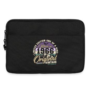 Original 1966 Jahrgang Geburtstag Retro Geschenk - Laptoptasche 13" - Schwarz - Vorne
