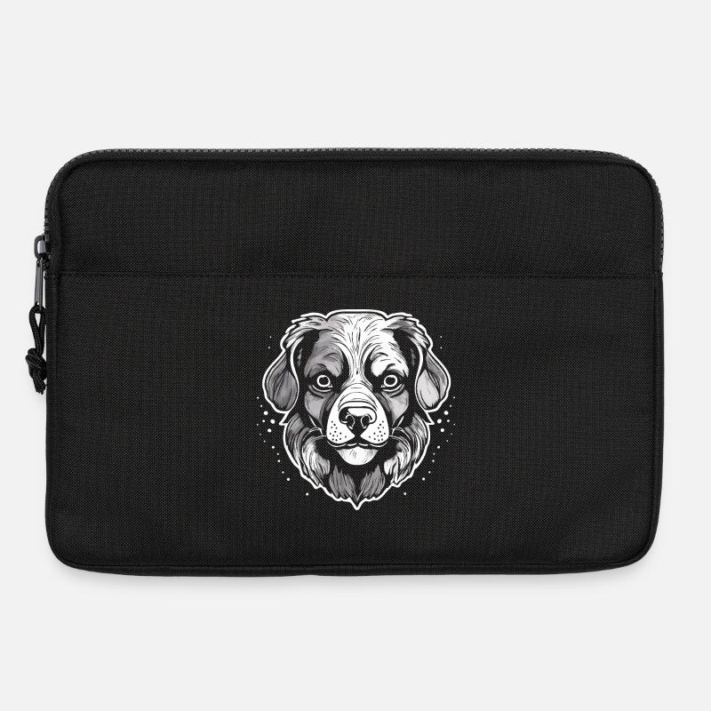 Hund - Laptoptasche 13" - Schwarz