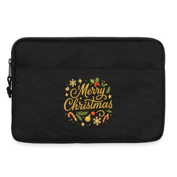 Merry Christmas Deko Schmuck - Laptoptasche 13" - Schwarz - Vorne