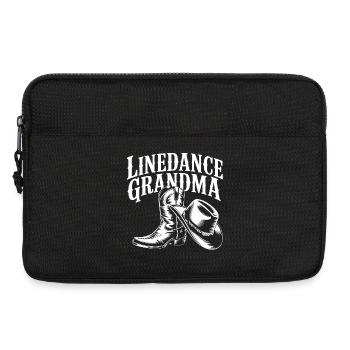 LineDance Oma - Laptoptasche 13" - Schwarz - Vorne