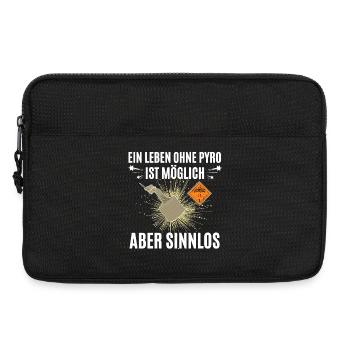 Spécialiste en pyro - Sacoche pour ordinateur portable 13 pouces - noir - Devant