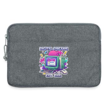 Digital Dreams 1995 – Vintage PC Design - Laptop bag 13" - heather grey - Front