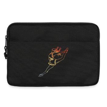 Fille de pom-pom girls vintage - Sacoche pour ordinateur portable 13 pouces - noir - Devant