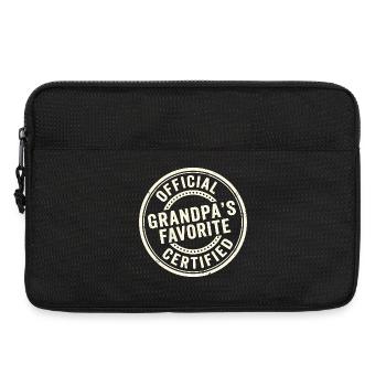 Lieblingsenkelkind Offizieller Opas Liebling - Laptoptasche 13" - Schwarz - Vorne