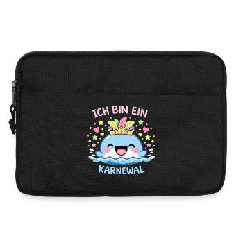 Je suis un cadeau de carnaval Karnewal - Sacoche pour ordinateur portable 13 pouces - noir - Devant