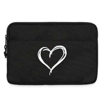 Herz - Laptoptasche 13" - Schwarz - Vorne