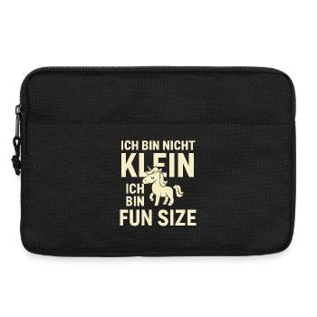 Ich bin nicht klein Einhorn Fun Size - Laptoptasche 13" - Schwarz - Vorne