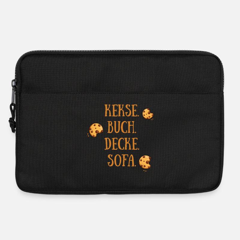 Cookies Book Blanket Sofa - Laptop bag 13" - black