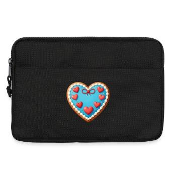 Cadeau pour la fête des mères : Idée de cadeau pour la fête des mères - Sacoche pour ordinateur portable 13 pouces - noir - Devant