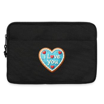 Valentinstag Herz Geschenk Valentinstag - Laptoptasche 13" - Schwarz - Vorne