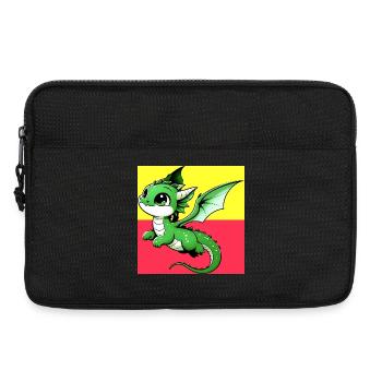 Drache - Laptoptasche 13" - Schwarz - Vorne