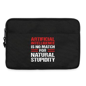 Intelligence artificielle GPT - Sacoche pour ordinateur portable 13 pouces - noir - Devant