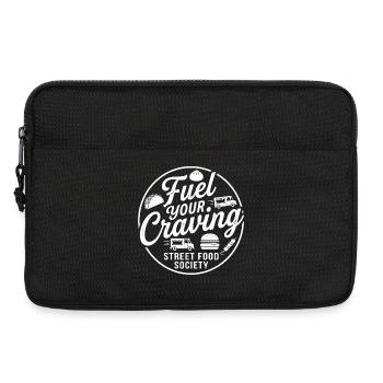 Fuel Your Craving Street Food Circle - Laptop bag 13" - black - Front