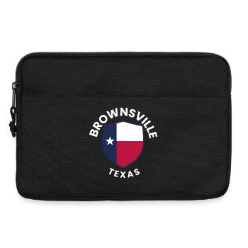 Bouclier du Texas de Brownsville - Sacoche pour ordinateur portable 13 pouces - noir - Devant