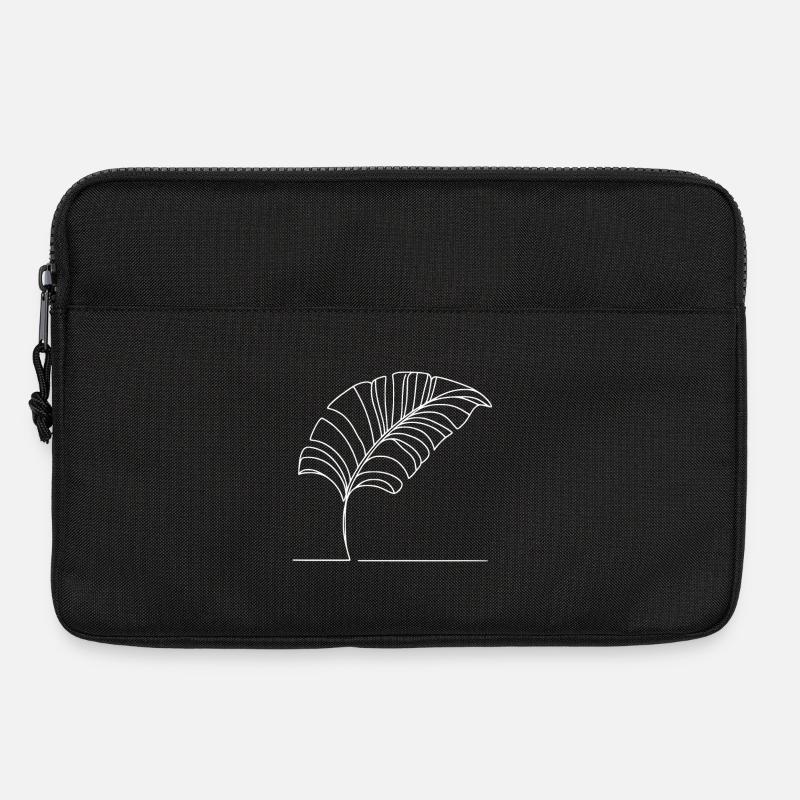 Feuille - Sacoche pour ordinateur portable 13 pouces - noir