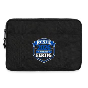 Pension 2026 I've Finished Farewell Gift - Laptop bag 13" - black - Front