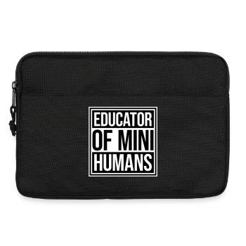 Educator Of Little Humans Lehrer Lustig Kinder - Laptoptasche 13" - Schwarz - Vorne