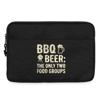 T-shirt barbecue, sweat à capuche pour les maîtres du grill et les fans de grill - Sacoche pour ordinateur portable 13 pouces - noir - Devant