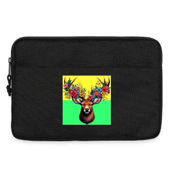 Cerf - Sacoche pour ordinateur portable 13 pouces - noir - Devant