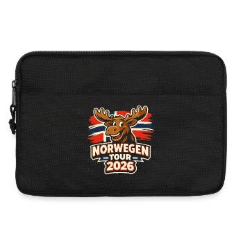 Norway 2026 Gift Holiday Fjord - Laptop bag 13" - black - Front