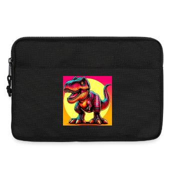 Dinosaurier - Laptoptasche 13" - Schwarz - Vorne