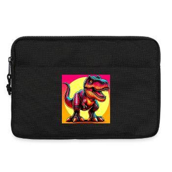 Dinosaurier - Laptoptasche 13" - Schwarz - Vorne