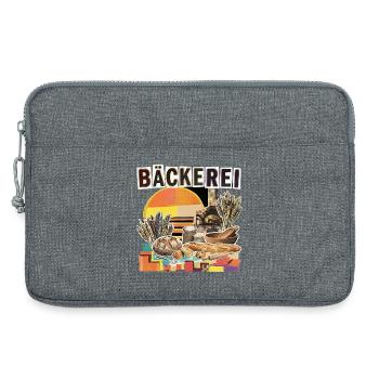 Bäckerei Bäcker Vintage - Laptoptasche 13" - Grau meliert - Vorne