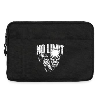 No Limit Skull Kraft-Design - Laptoptasche 13" - Schwarz - Vorne