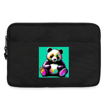 Panda - Laptoptasche 13" - Schwarz - Vorne