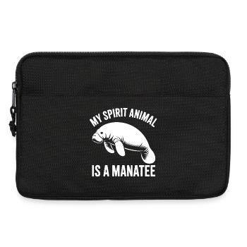 Manatee Spirit Tier - Sacoche pour ordinateur portable 13 pouces - noir - Devant