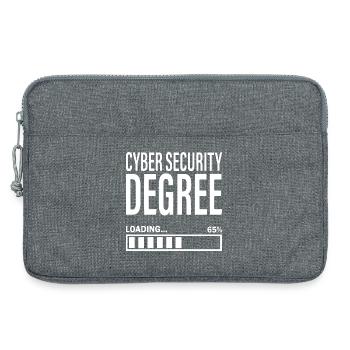 Cybersecurity Student Engineer Cyber Security - Laptop bag 13" - heather grey - Front