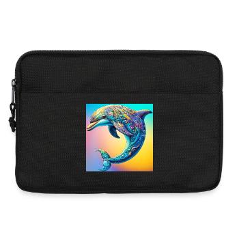 dauphin - Sacoche pour ordinateur portable 13 pouces - noir - Devant