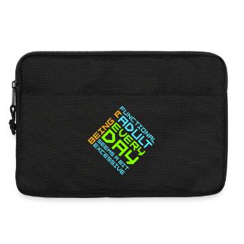 Being A Functional Adult Every Day Seems Excessive - Laptoptasche 13" - Schwarz - Vorne
